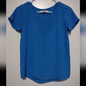Ann Taylor Loft Short Sleeve Blouse (Woman's XXS Petite)
